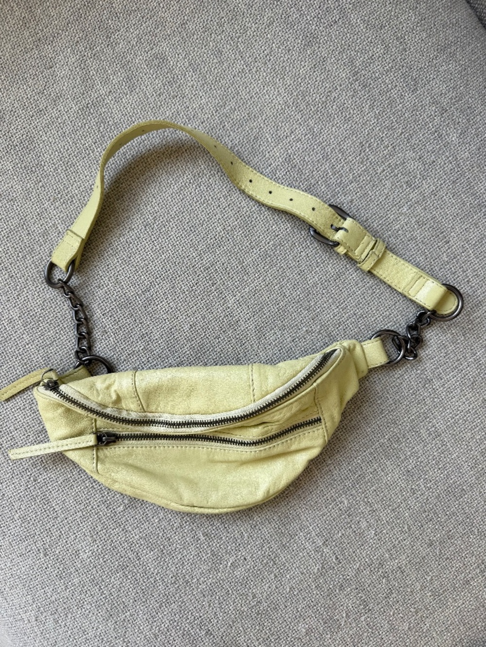 Free People Leather Sling Crossbody Bag